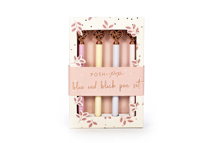 Posh Pop Set of 4 Pens