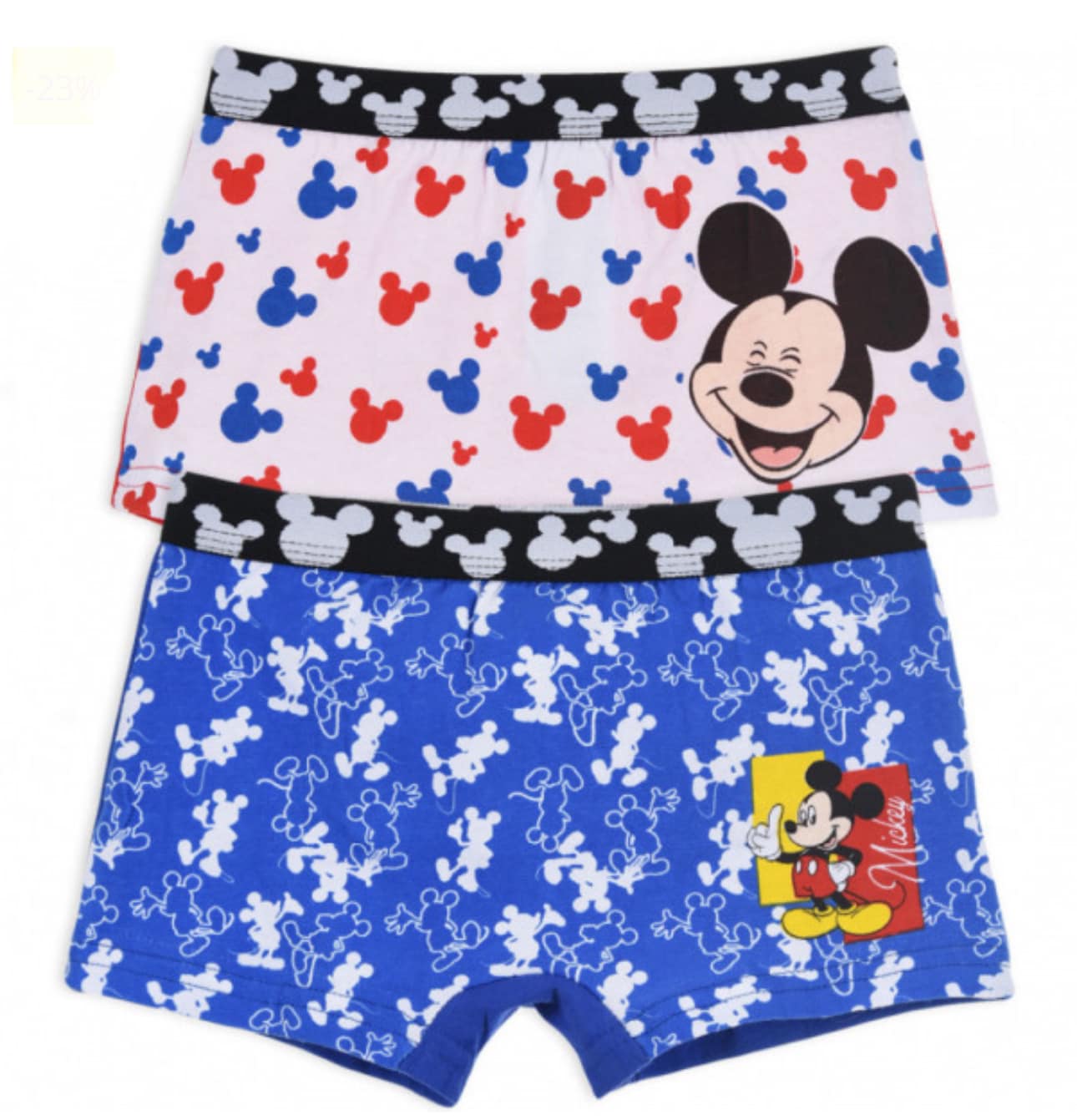 Pack Of 2 Mickey Mouse Underwear