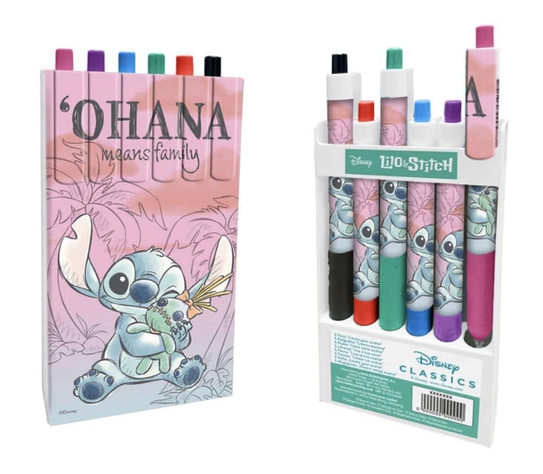 Pack of 6 Stitch Blister Pens