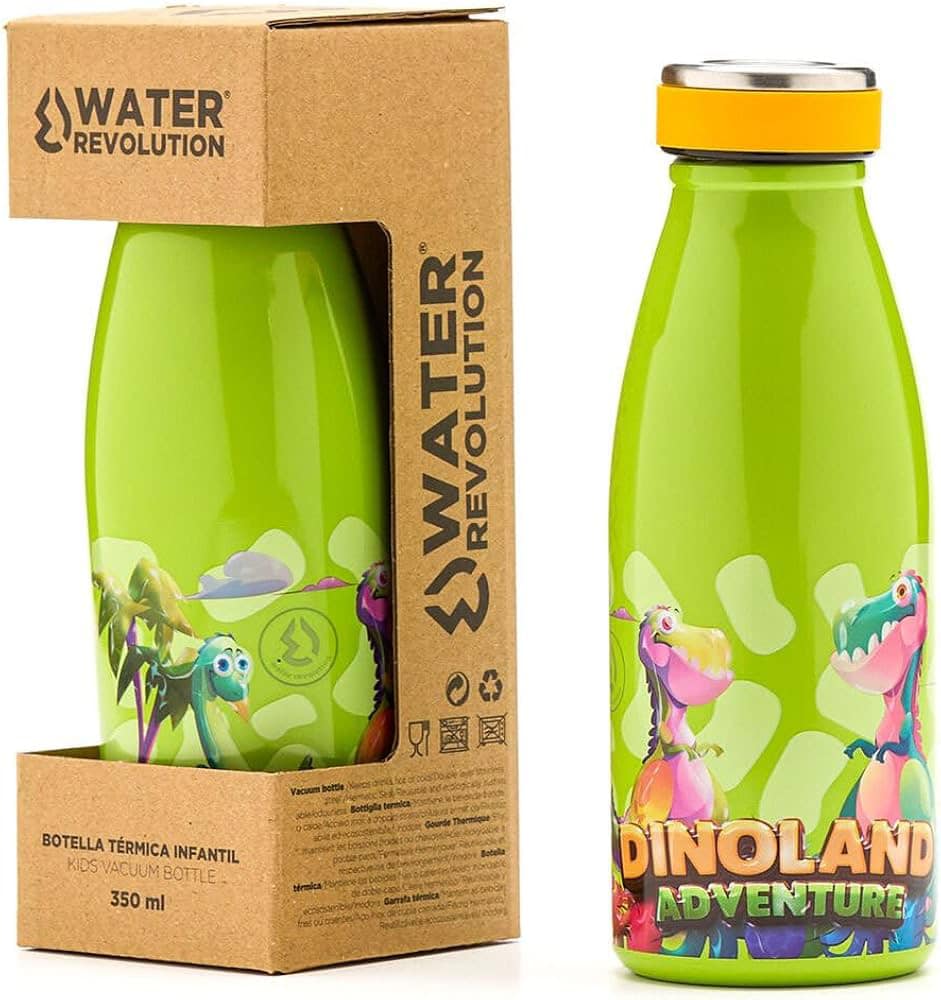 Water Revolution Stainless Steel Bottle Dinoland Adventure