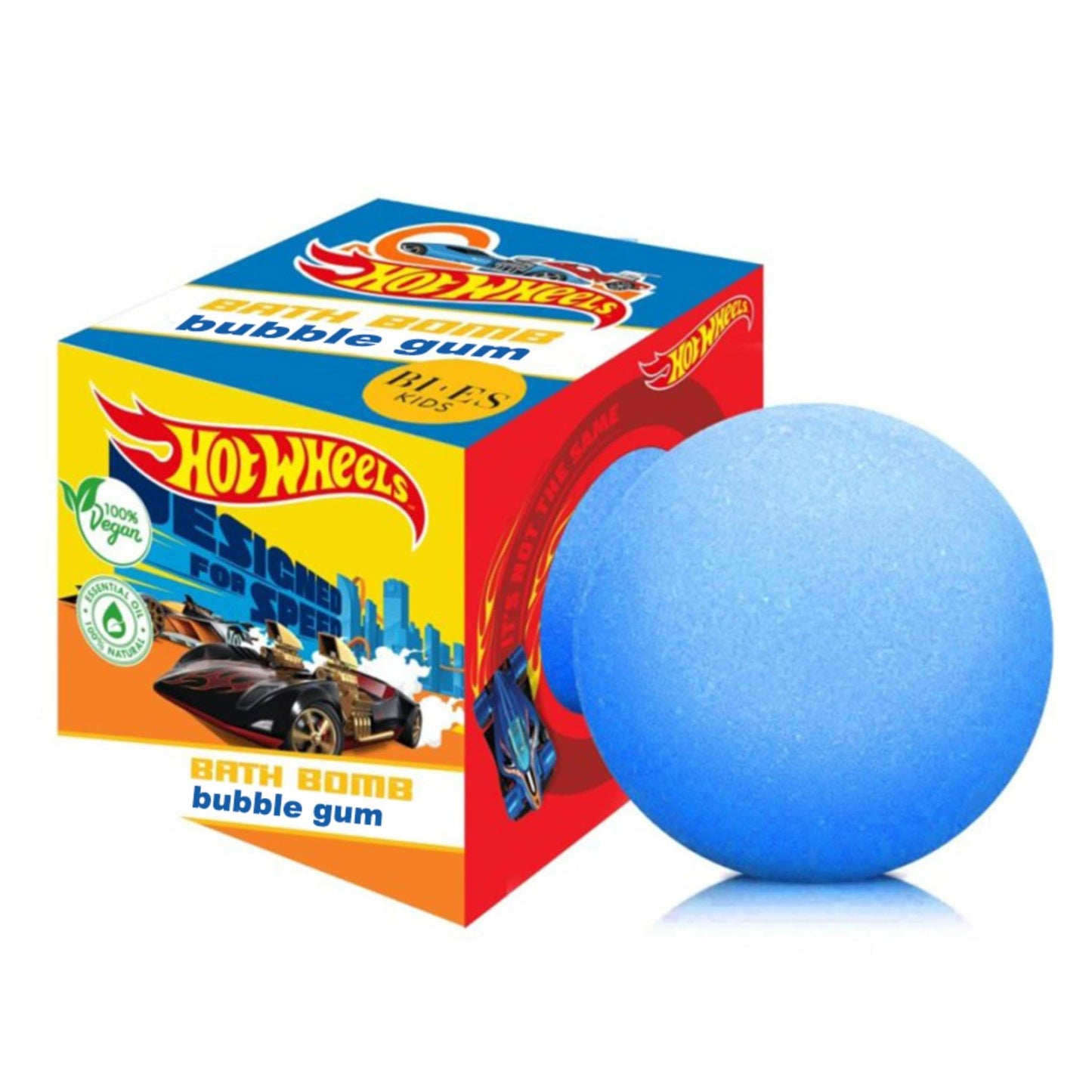 Hot Wheels Bubble Gum Scent Bath Bomb 165g