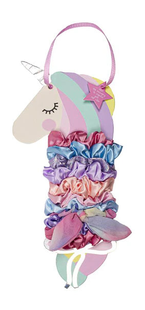 Rainbow Unicorn Scrunchie Set