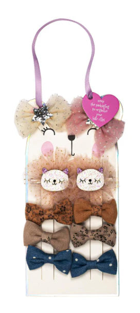 Bear Hair Clips Set