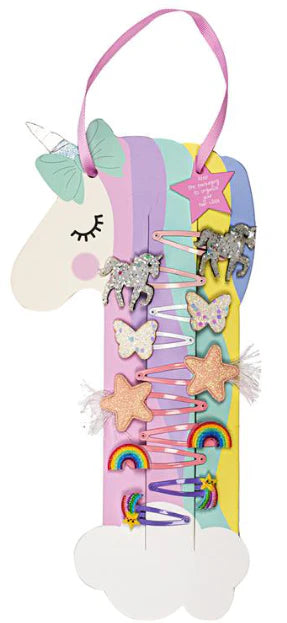 Rainbow Unicorn Hair Clip Set