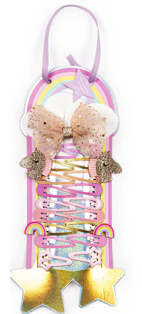 Rainbow Hair Clip Set