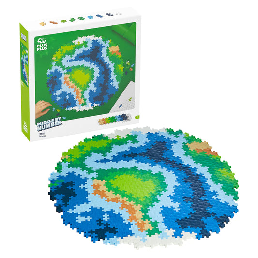 Plus Plus Puzzle By Number - 800 Pieces Earth
