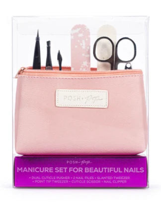 Posh Pop Manicure Set With Pouch
