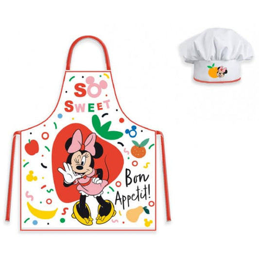 Minnie Mouse Apron and Chef Hat Set