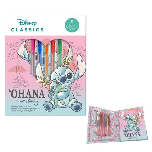 Stitch Notebook And Gel Pen Set