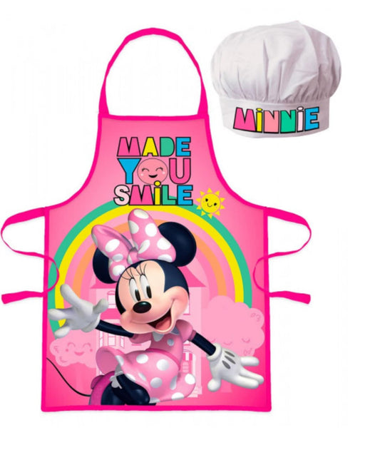 Minnie Mouse  Apron And Chef Hat Set