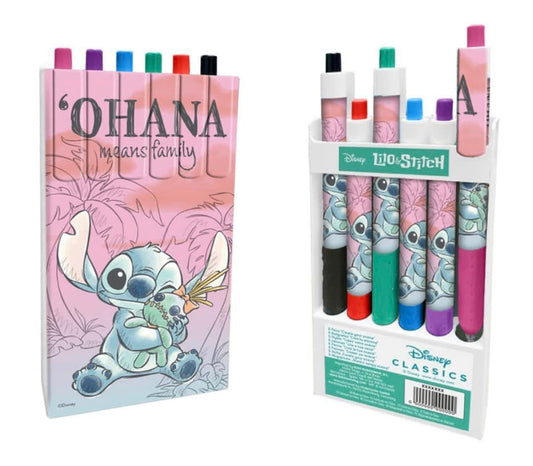Pack of 6 Stitch Blister Pens