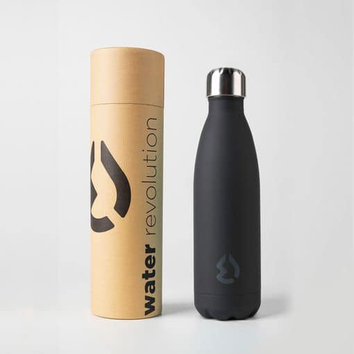 Water Revolution Stainless Steel Bottle Black