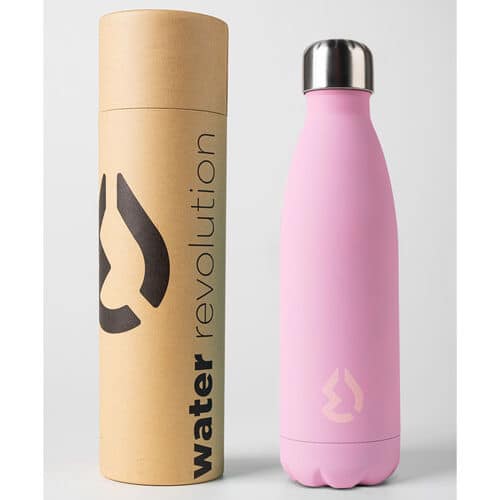 Water Revolution Stainless Steel Bottle Light Pink