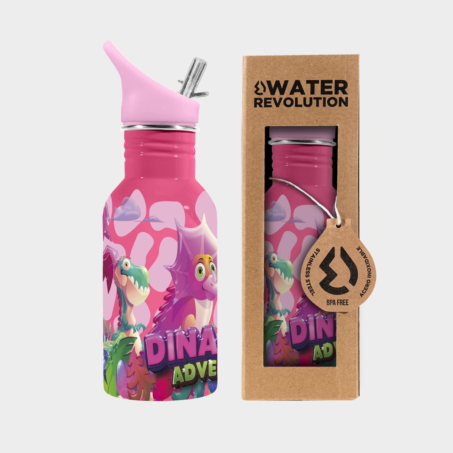 Water Revolution Stainless Steel Bottle Dinaland Adventure