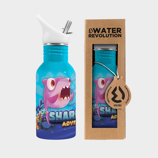 Water Revolution Stainless Steel Bottle Sharkland Adventure