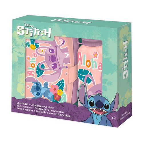 Stitch Bottle And Lunch Box Set