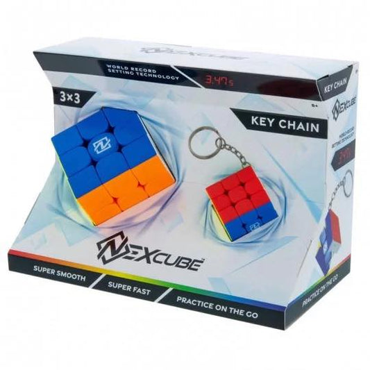 Nexcube 3x3 And Matching Keychain Set