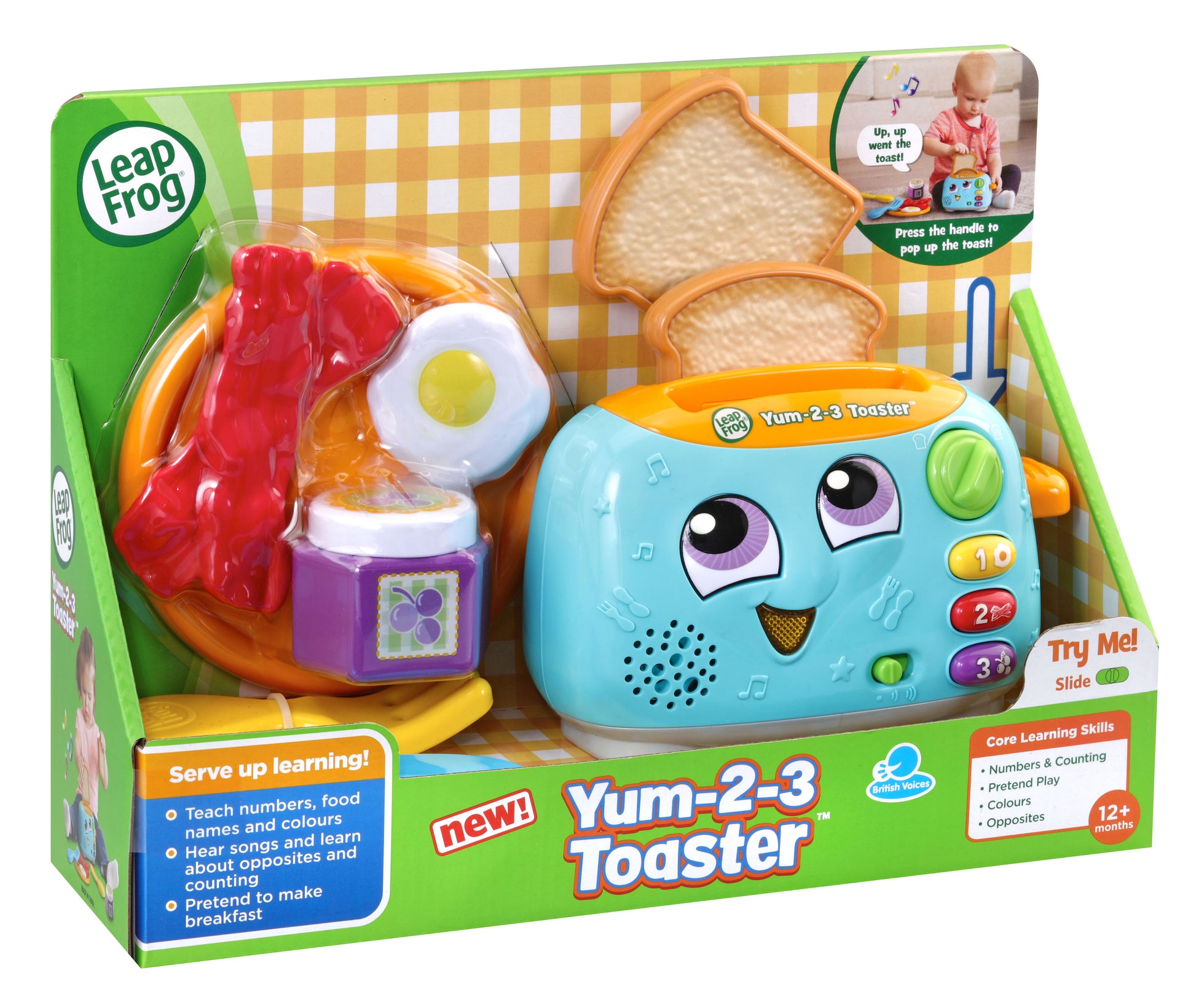 Yum 2,3 Toaster By Leap Frog – Bells & Ribbons