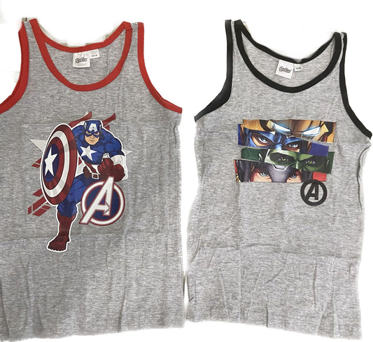 Pack of 2 Avengers Sleeveless Vests