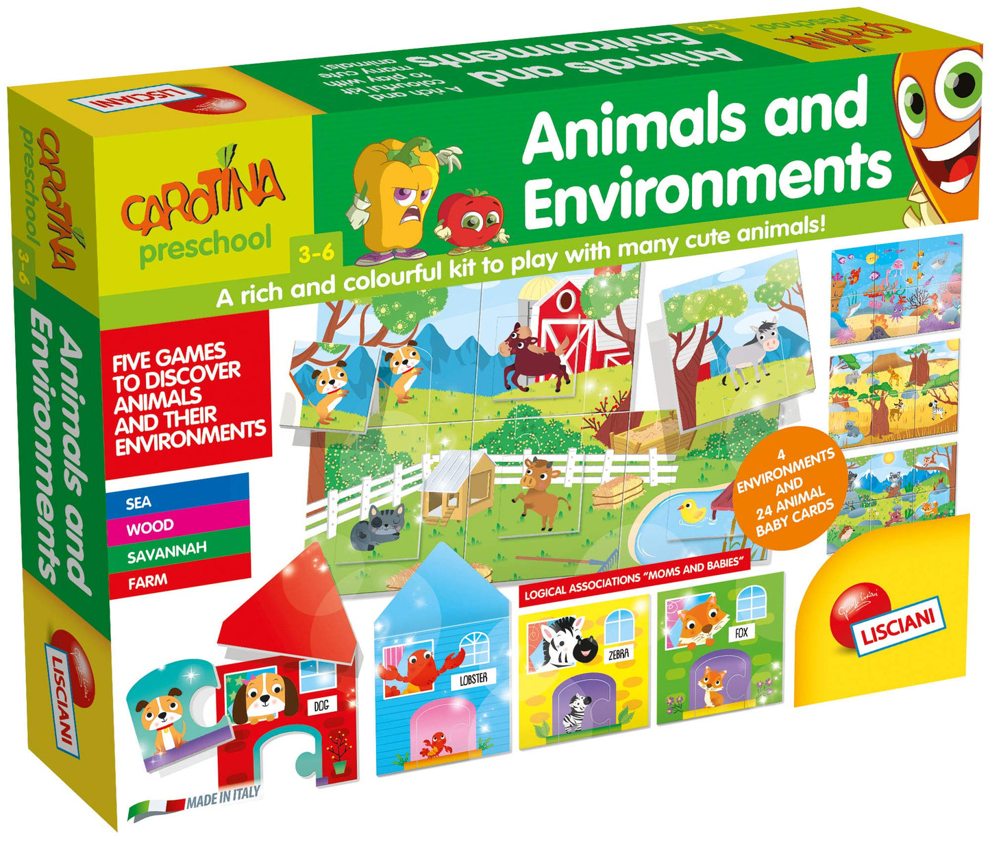 Animals And Environments By Carotina Preschool