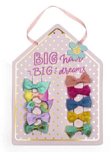 Bow Hair Clip Set