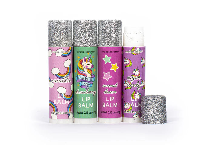 Simple Pleasures Wonderful Lip Balm Set 4 Pcs