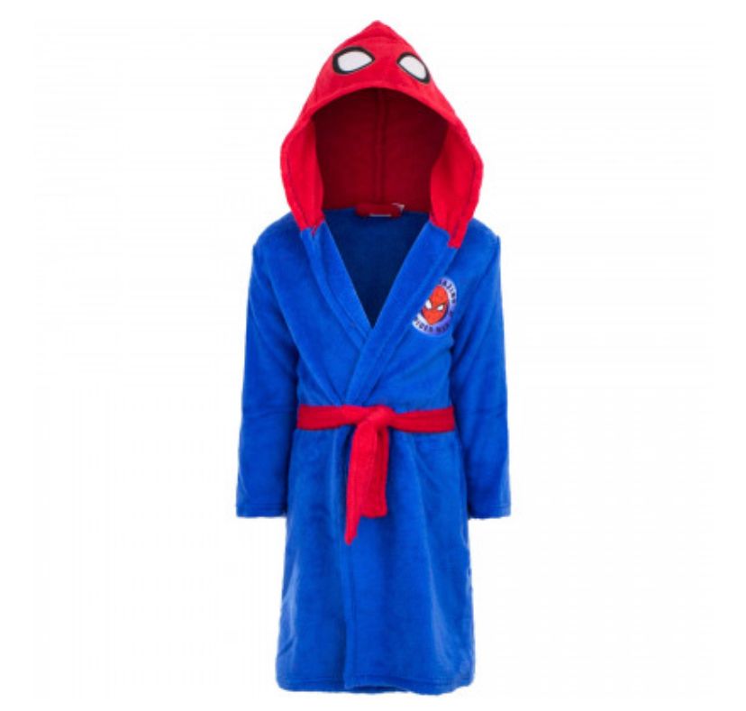 Spiderman Coral Fleece Gown