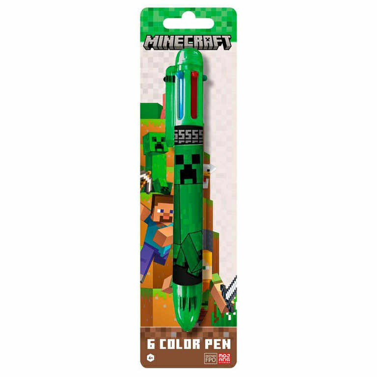Minecraft 6 Colour Pen