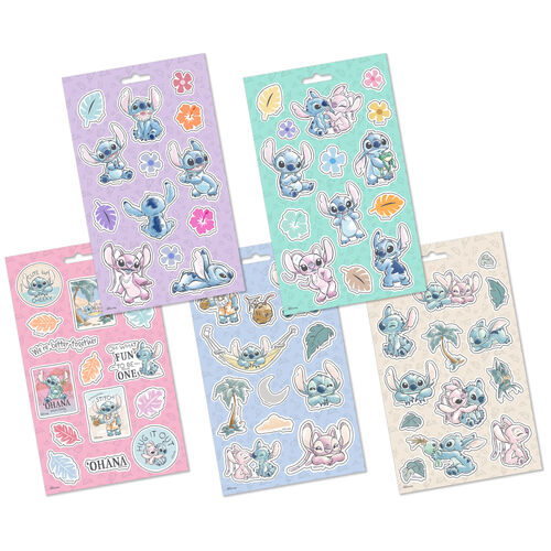 Stitch Pack Of 5 Sticker Sheets