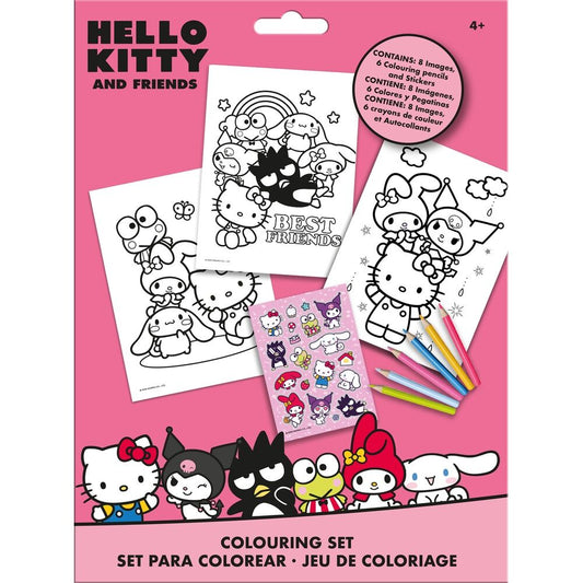 Hello Kitty Colouring Set