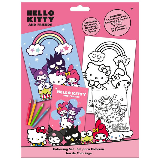 Hello Kitty Colouring Set