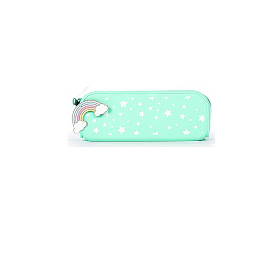 Rainbow Silicone Pencil Case